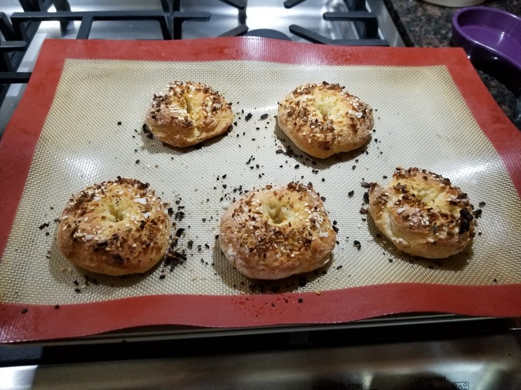 30 Days of Dough – Day 9 – Two Ingredient Bread (Bagels)